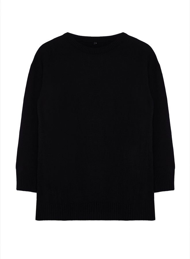 trendyol Black High Collar Knitwear Sweater - Image 5