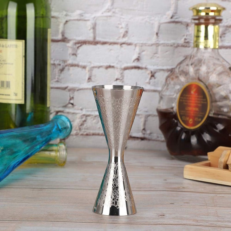comfrt 45ml/30ml Jigger for Bartending, Stainless Steel Double Cocktail Jigger with Measurements Inside Bar Alcohol Measuring Tools for Bar Home Bartender Party Wine Drink - Image 2