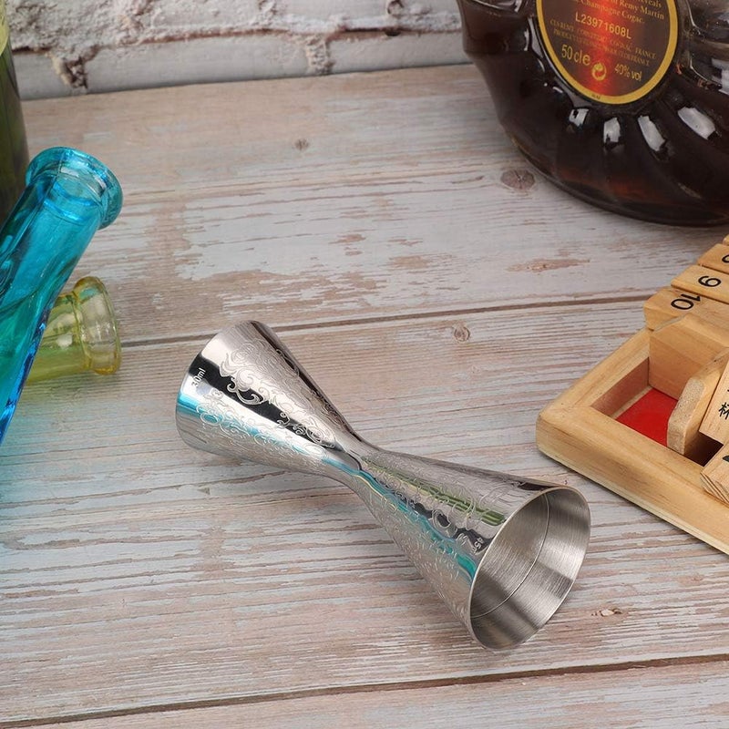 comfrt 45ml/30ml Jigger for Bartending, Stainless Steel Double Cocktail Jigger with Measurements Inside Bar Alcohol Measuring Tools for Bar Home Bartender Party Wine Drink - Image 4