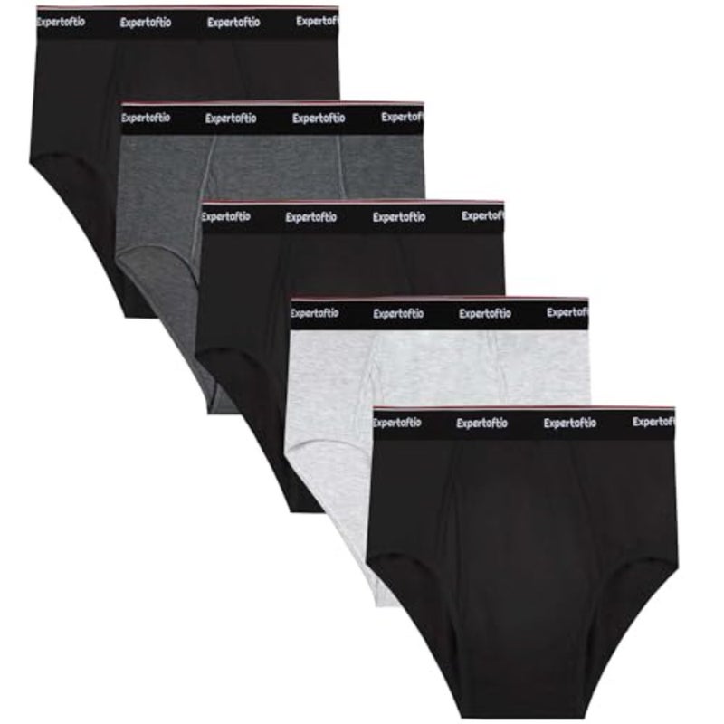 Men's Underwear Briefs Viscose from Bamboo, Moisture Wicking Tagless Underwear for Men Pack Comfort Fly - Image 1
