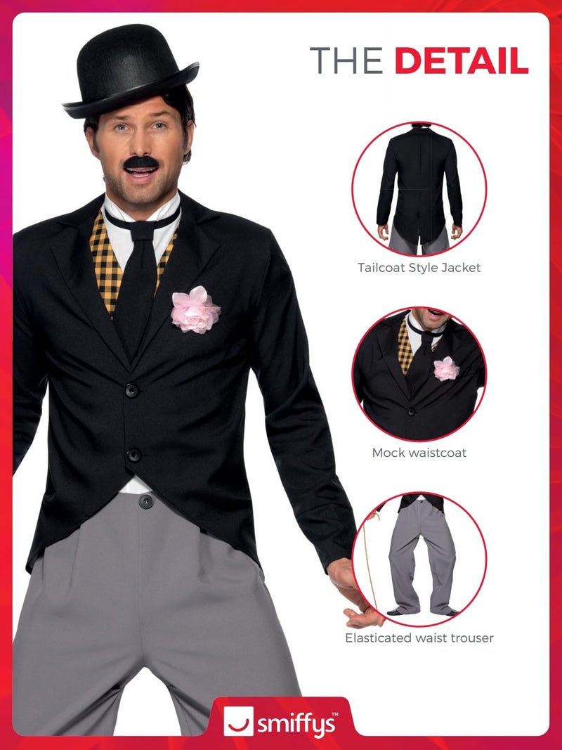 Smiffys 1920s Star Costume, Black, L - US Size 42"-44" - Image 3