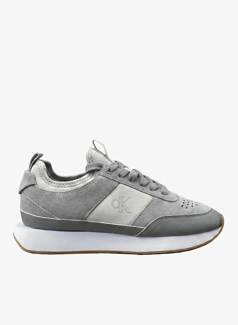 Suede Signature Logo Runner Trainers