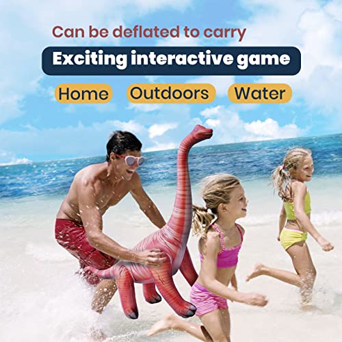 HOHQB 45 Inflatable Dinosaur Party Decorations Jurassic Birthday Party Dino Toys Blow up Balloons Dinosaur Decor 45 Brachiosaurus - Image 5