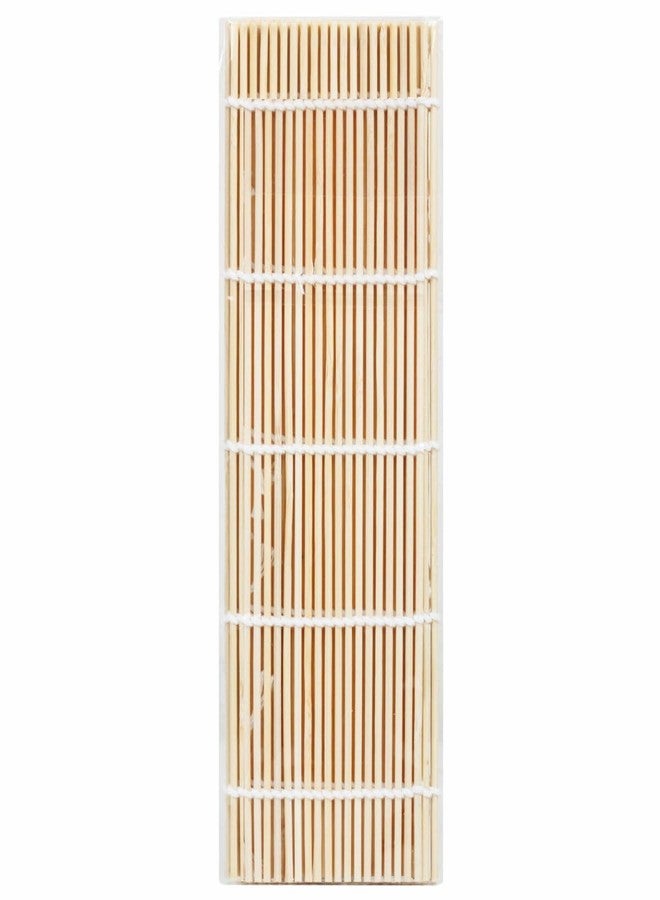 Decorcrafts Sushi Rolling Mat All Natural Bamboo Based Japanese Sushi Rolling/Korean Kimbap Making Mat, Ideal Use in Homes, Cafes, Hotels and Restaurants (Size - 9 x 9.6 Inches) Sushi matt - Image 1