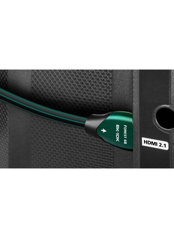 AudioQuest 2.25m Forest 48 2.1 HDMI Cable - 8K/10K Ultra HD, Gaming, High-Speed, 48Gbps, HDR, eARC - Image 4