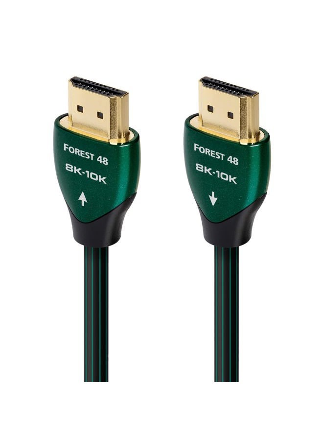 AudioQuest 2.25m Forest 48 2.1 HDMI Cable - 8K/10K Ultra HD, Gaming, High-Speed, 48Gbps, HDR, eARC - Image 1