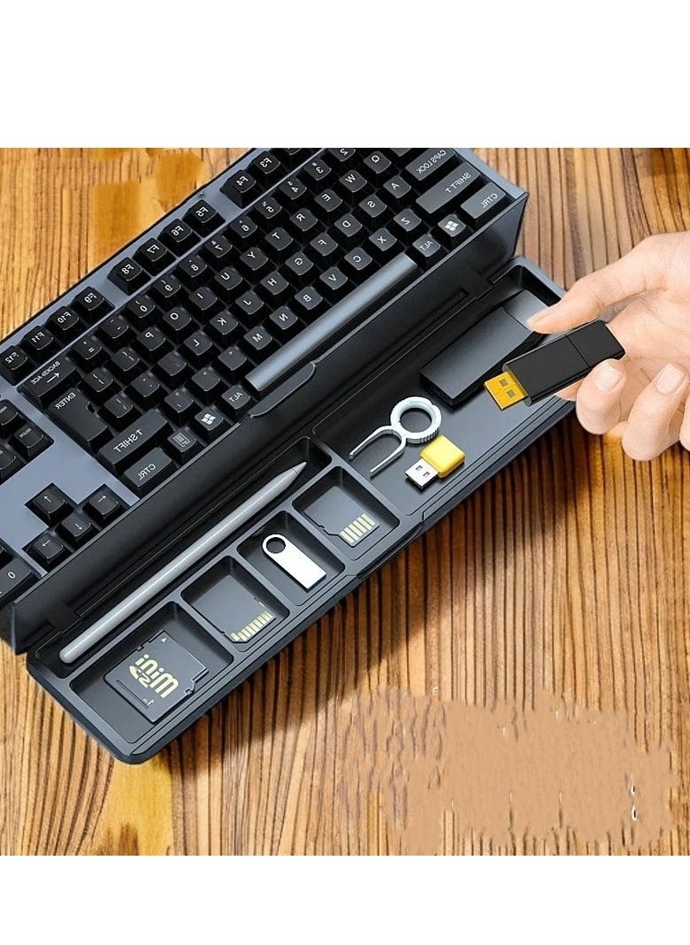 Generic Wrist Pad Keyboard Mouse Wrist Pad With Storage Box  - Image 1