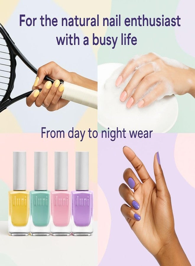 duri Nail Polish, 110S Lilac Dream, Pastel Lilac Pink, Semi Matte Finish, Full Coverage, Quick Drying, 0.45 Fl Oz - Image 3