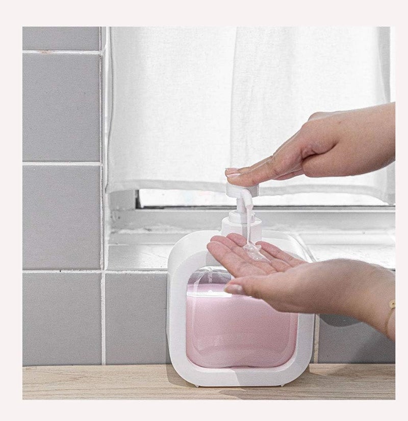 MVM Enterprise 300 ml Soap Dispenser Bottle Empty Bottle Soap Dispenser for Wash Basin Bathroom Kitchen Bedroom Dispensing Bottled Wash Hand Liquid Dish Detergent Shampoo Lotion Bottle 1 pcs - Image 3