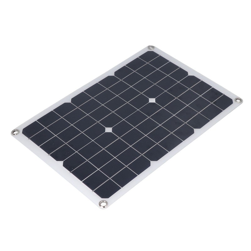 Flexible Solar Panel 12V Monocrystalline Waterproof - 30-Degree Bendable Anti-Discharge Solar Panel Charger for Outdoor Camping Marine Vehicle Use - Image 5