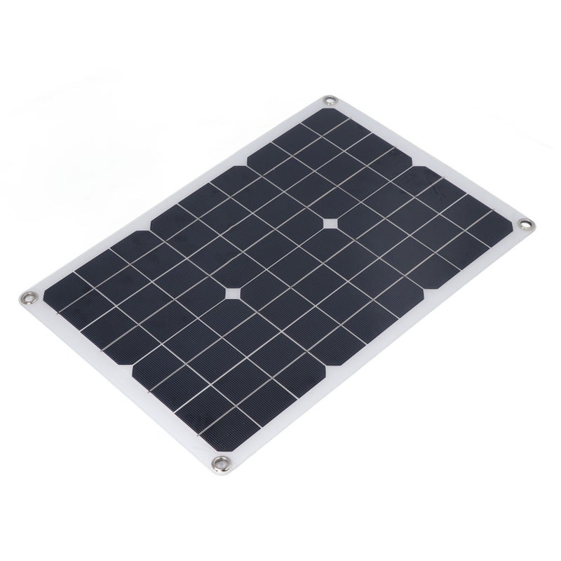 Flexible Solar Panel 12V Monocrystalline Waterproof - 30-Degree Bendable Anti-Discharge Solar Panel Charger for Outdoor Camping Marine Vehicle Use - Image 3