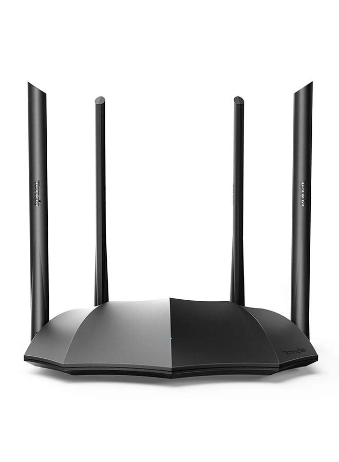 تيندا راوتر واي فاي جيجابت AC8 AC1200 ذكي ثنائي النطاق أسود - Image 1