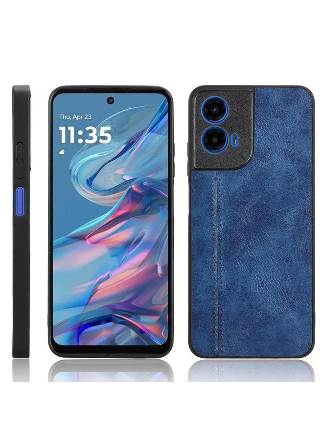 S-TOP Case For Motorola Moto G45 5G Cow Pattern Sewing Back Cover Phone Case - Image 1