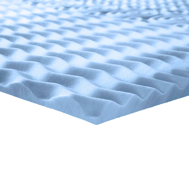 Serta Comfort Zone Cooling Memory Foam Mattress Topper, 1.5 Inch, Twin - Image 5