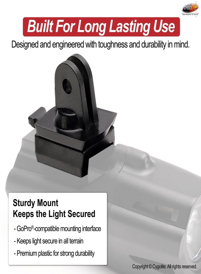 Cygolite Light Adapter Velocity, Ranger, Expilion, Metro, and Streak Series Bicycle Headlights Fits On GoPro Compatible Mount - Image 3