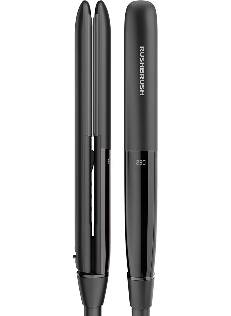 Rush Brush X1 Pro Straightener Black, 230C, Ceramtic Plate, ionic Tech - Image 3