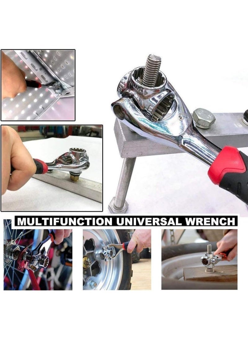 Universal Wrench 48 in 1 Socket Multifunction Tool with 360 Degree Rotating Head, Spanner for Home and Car Repair - Image 2