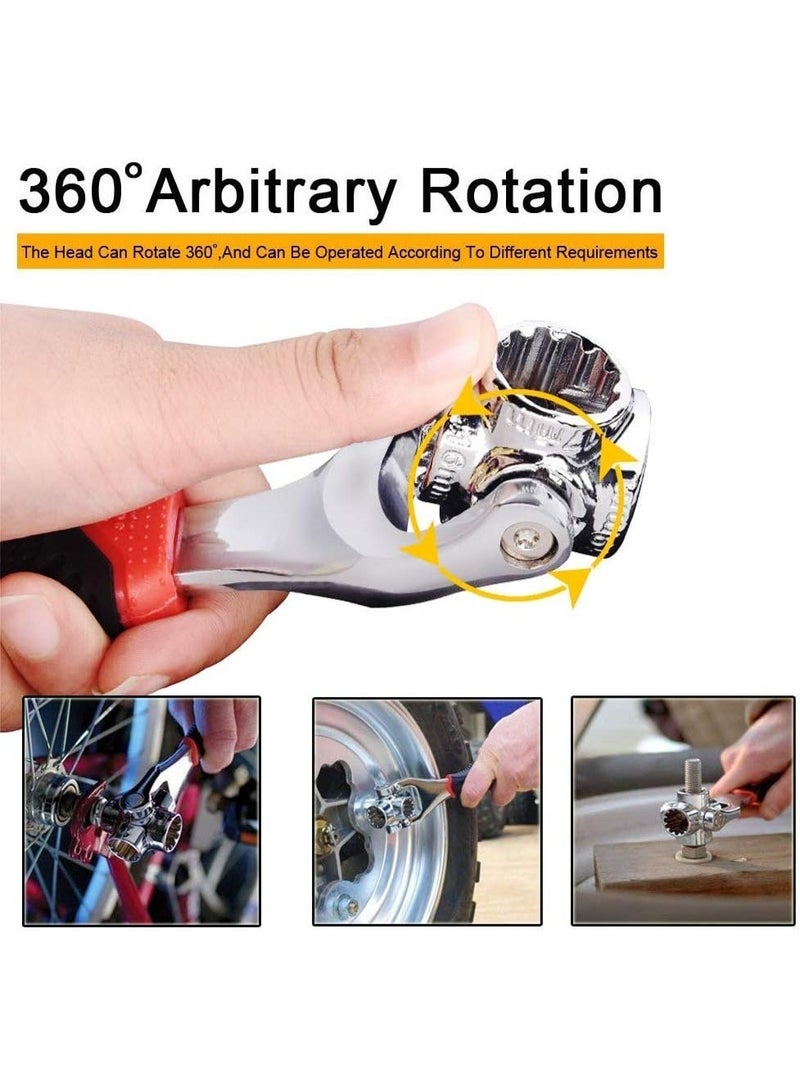 Universal Wrench 48 in 1 Socket Multifunction Tool with 360 Degree Rotating Head, Spanner for Home and Car Repair - Image 3
