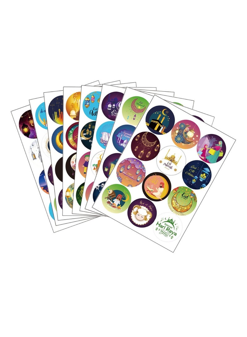 Highland 90 Piece Eid Mubarak Ramadan Kareem Gift Stickers for Decoration - Image 1
