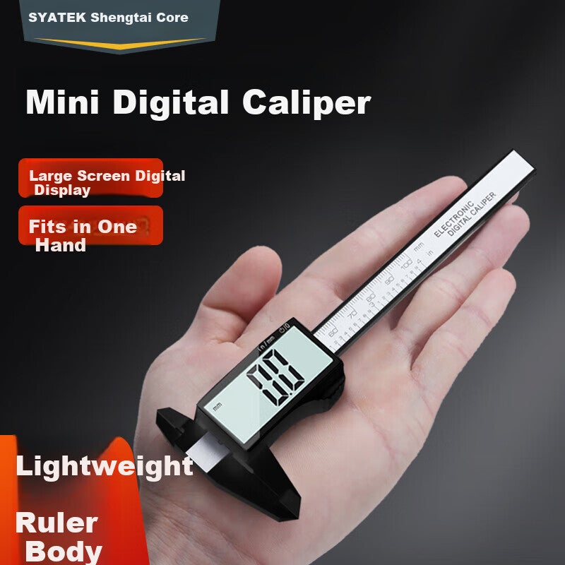 JD Jing Zao SYNTEK Digital Vernier Caliper High-Precision Mini Electronic Caliper for Jewelry, Bracelets, Pearls, Jade, Household Depth Gauge - Image 1