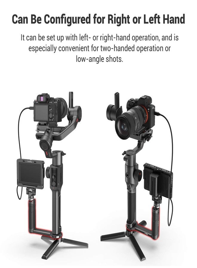 SmallRig Aluminum Side Handle Fits for DJI Ronin-S/SC/RS 2/RSC 2/RS 3/RS 3 Pro/RS 3 Mini/RS 4/RS 4 Pro & for ZHIYUN Crane 2S/2/V2 & for MOZA Air 2/AirCorss 2 Gimbals - 2786 - Image 5