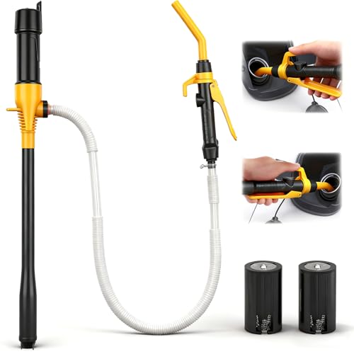 ELEAD Portable Battery Powered Pump Electric FuelWater Transfer Pump 24 GPM Liquid Siphon Pump with Adjustable Flow Control Gas Pump with Filter Design Gas Can Pump Ideal - Image 1