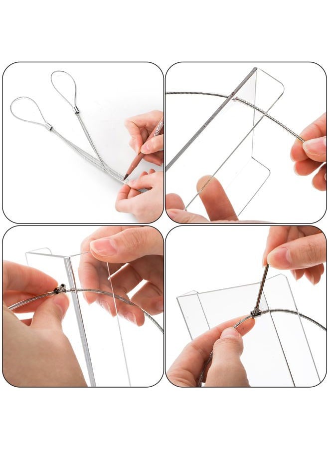 Tlence 3-Tier Hanging Clear Plant Shelves, Acrylic Window Boxes Flower Display Shelf, Height Adjustable Indoor Wall Plant Stand, Succulents Pot Organizer Storage for Herbs Microgreens Seedling Growth - Image 4