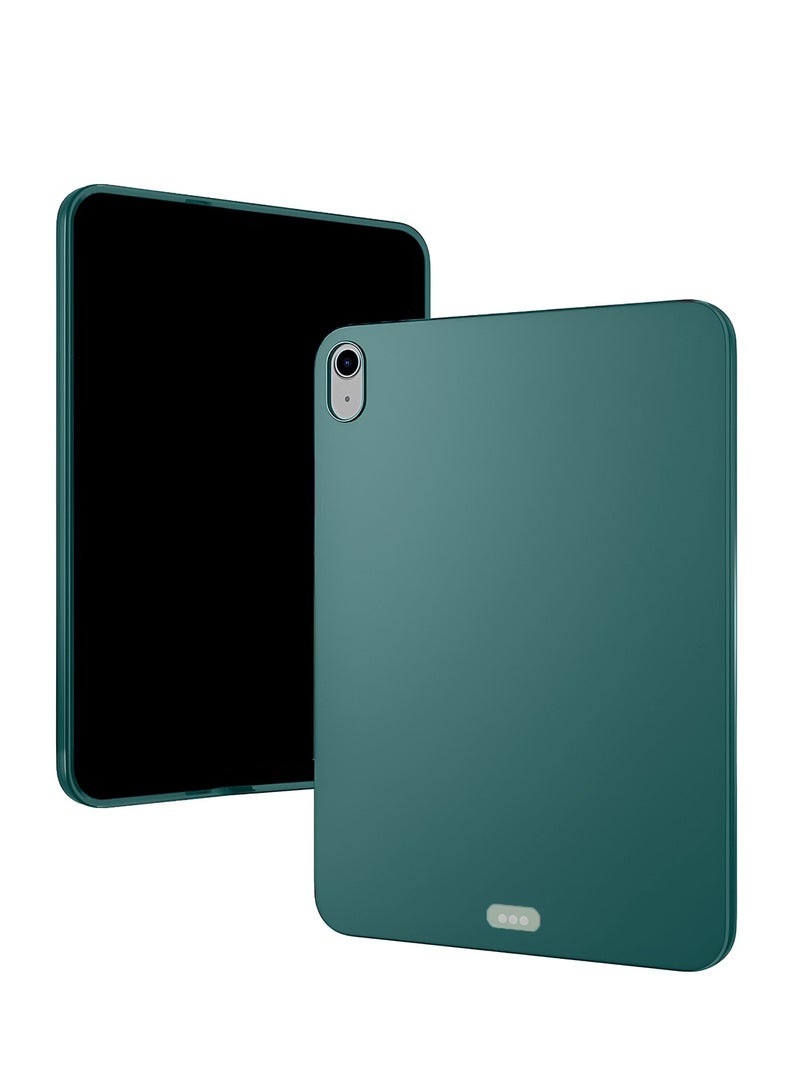 Wtech Apple iPad Air 2025 (7th Generation) M3 13 inch Premium Soft Liquid Silicone Case Cover (MCRPSN) - Dark Green - Image 2
