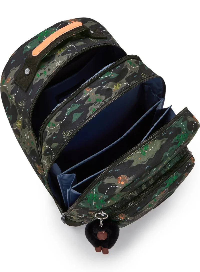 kipling  Class Room Large Backpack (With Laptop Protection) - Camo Treasure  | Best Price UAE