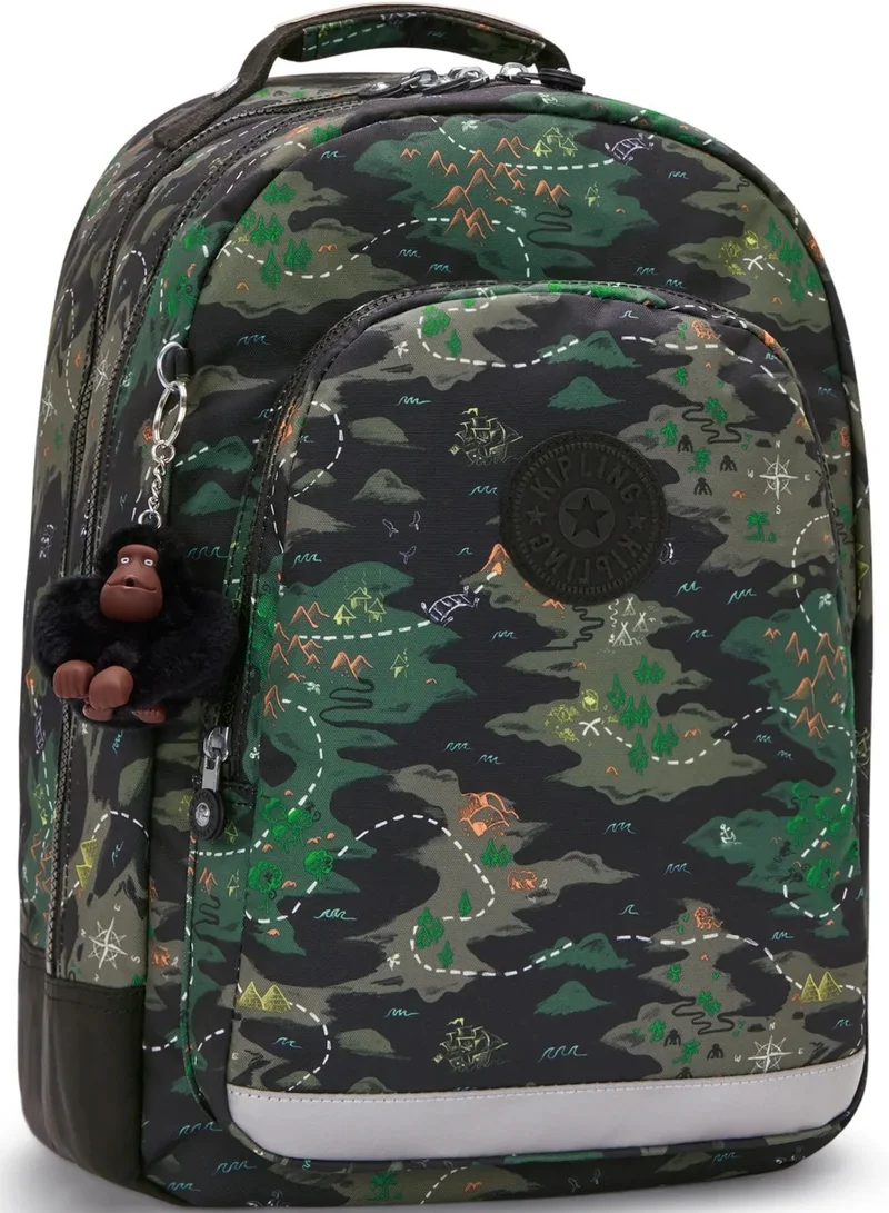 kipling  Class Room Large Backpack (With Laptop Protection) - Camo Treasure  | Best Price UAE