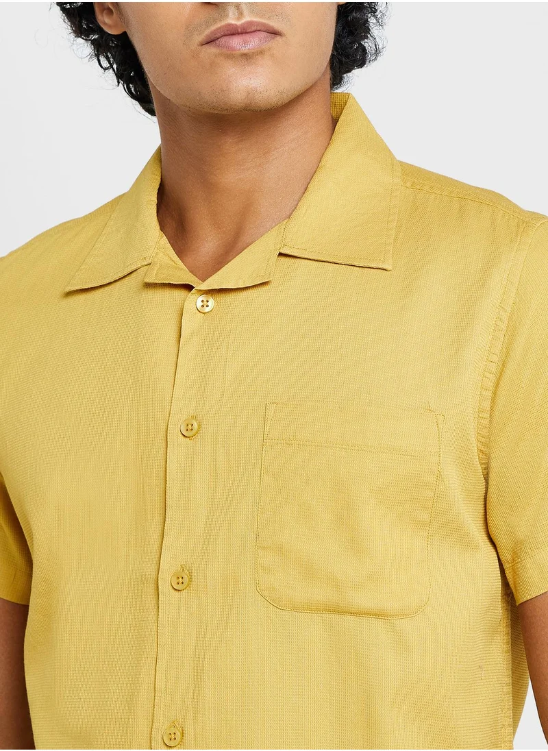 سفنتي فايف Pure Cotton Casual Double Pocket Shirt