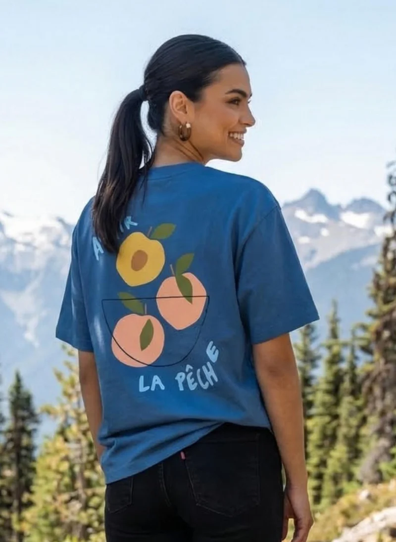 NOBERO Nobero Oversized Graphic Print T-shirt
