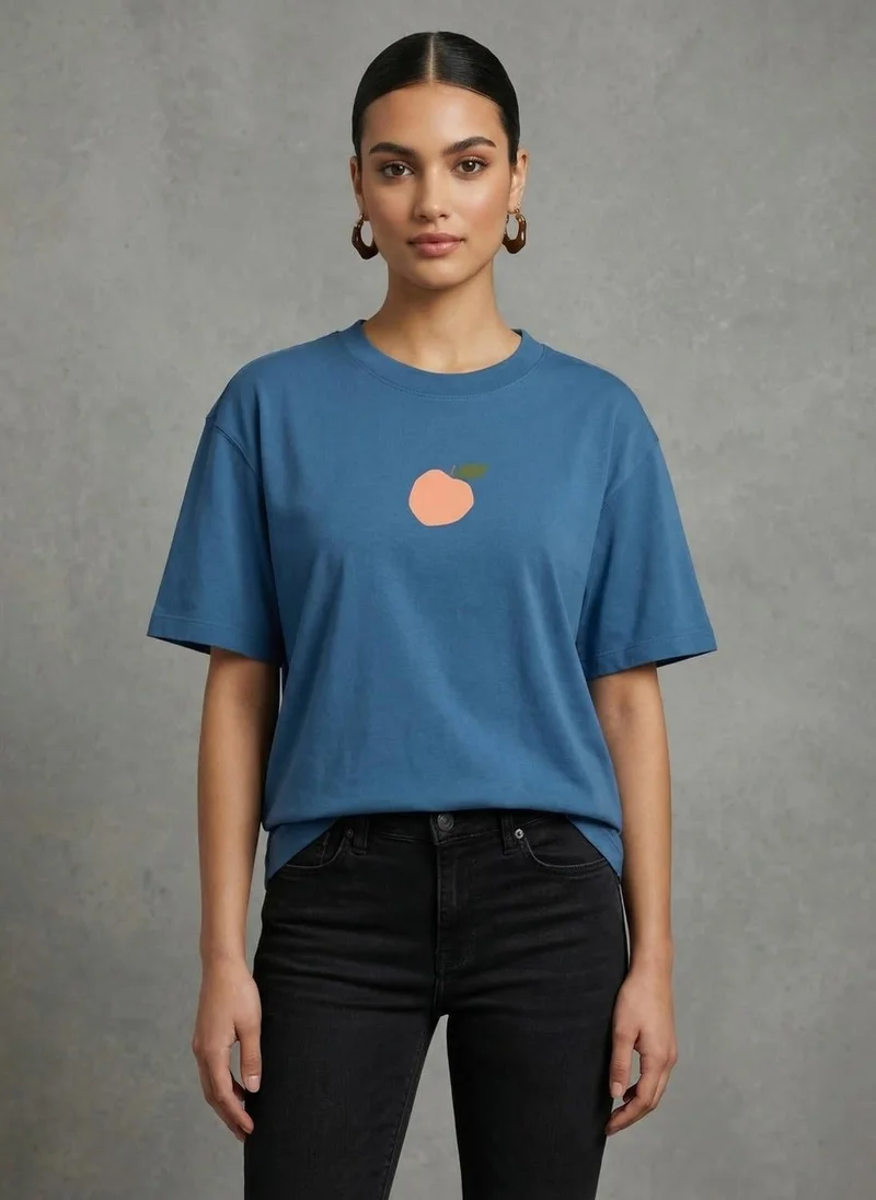 NOBERO Nobero Oversized Graphic Print T-shirt