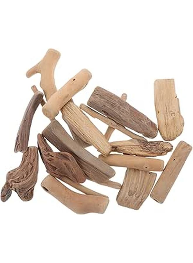 20Pcs Natural Driftwood Garland For Aquarium Decoration Irregular Wood Logs - Image 1