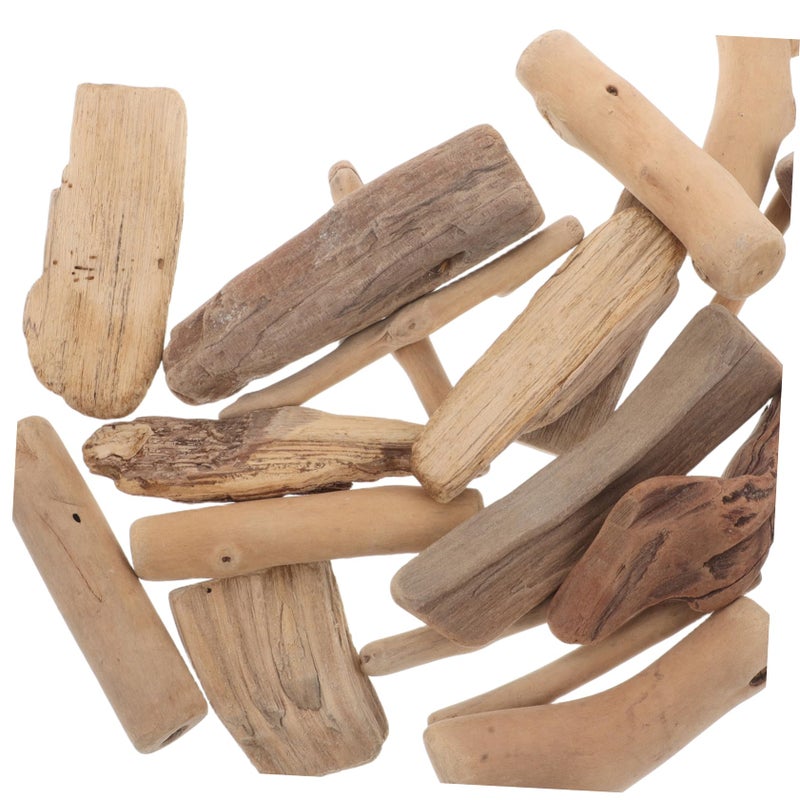 20Pcs Natural Driftwood Garland For Aquarium Decoration Irregular Wood Logs - Image 4