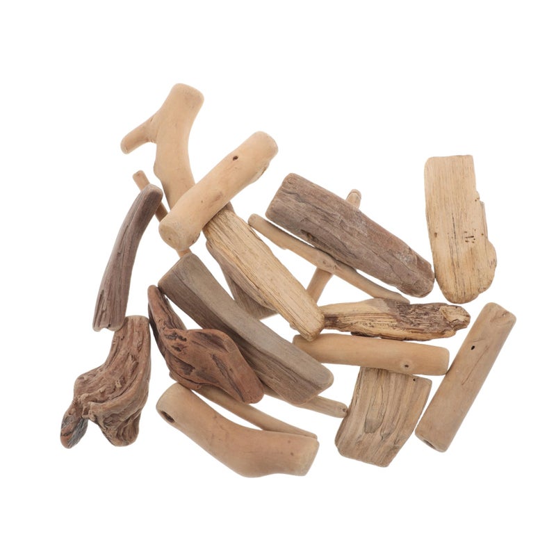 20Pcs Natural Driftwood Garland For Aquarium Decoration Irregular Wood Logs - Image 2
