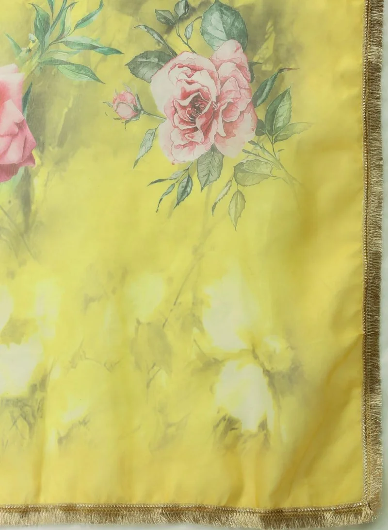 Ishin  Women Mustard Kurta Sets for Women | Best Price UAE