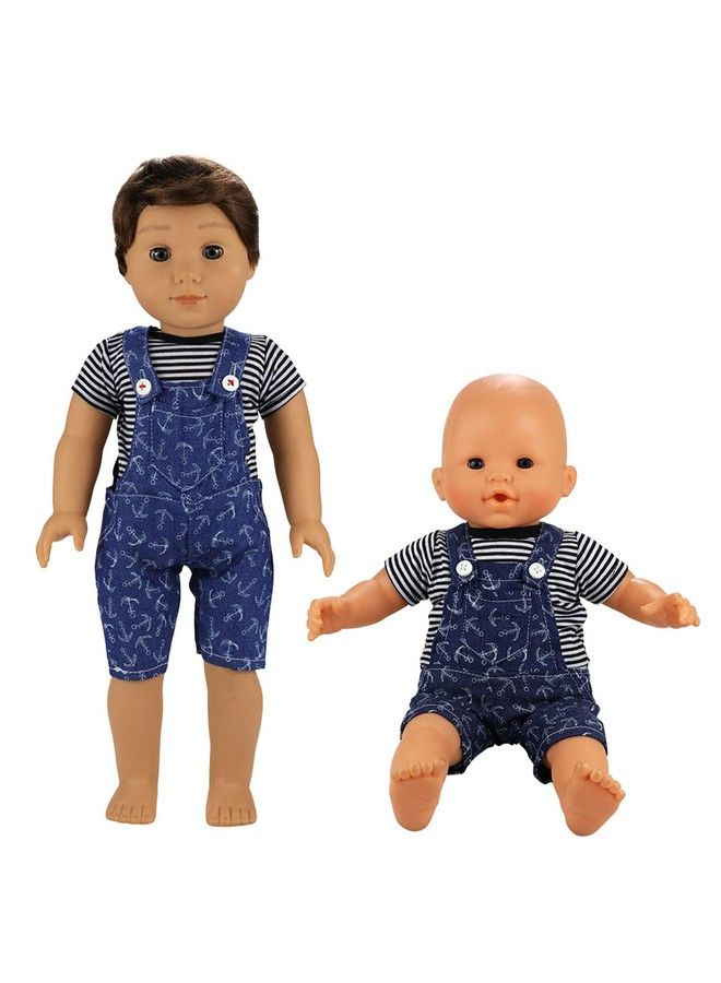 Barwa مجموعة ملابس دمى الأولاد، 6 مجموعات ملابس دمى الأولاد ملابس يومية غير رسمية، متوافقة مع دمى الأطفال من 14 إلى 16 بوصة ودمى الأولاد من 18 بوصة - Image 5