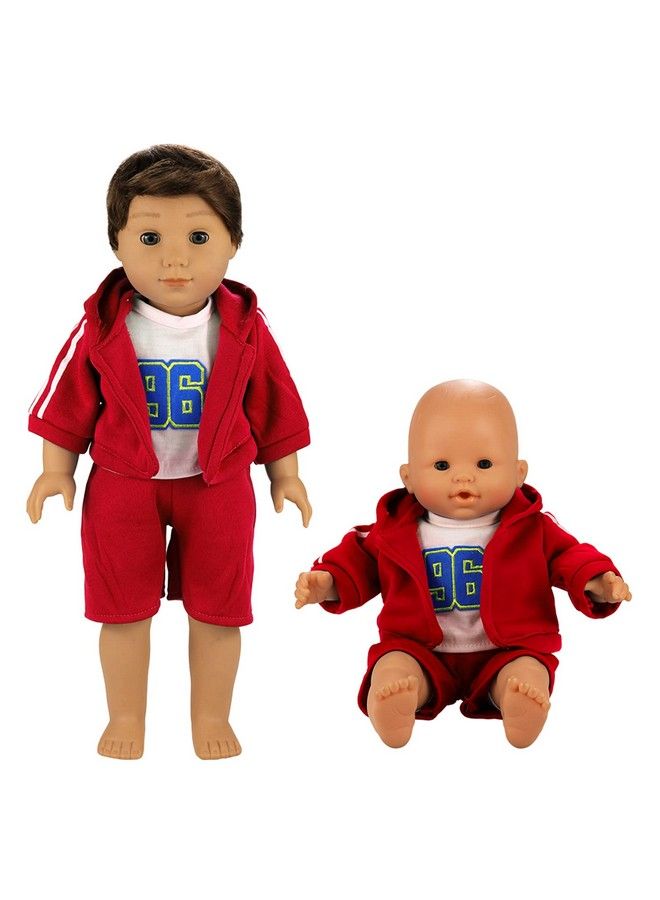 Barwa مجموعة ملابس دمى الأولاد، 6 مجموعات ملابس دمى الأولاد ملابس يومية غير رسمية، متوافقة مع دمى الأطفال من 14 إلى 16 بوصة ودمى الأولاد من 18 بوصة - Image 3