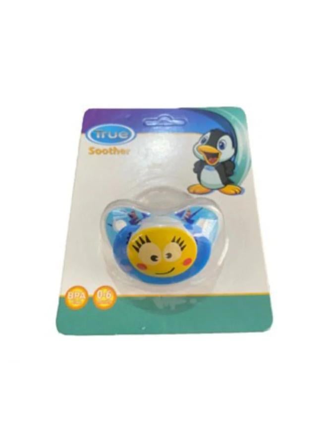 True Soother 6-12m – Yellow/Blue - Image 1