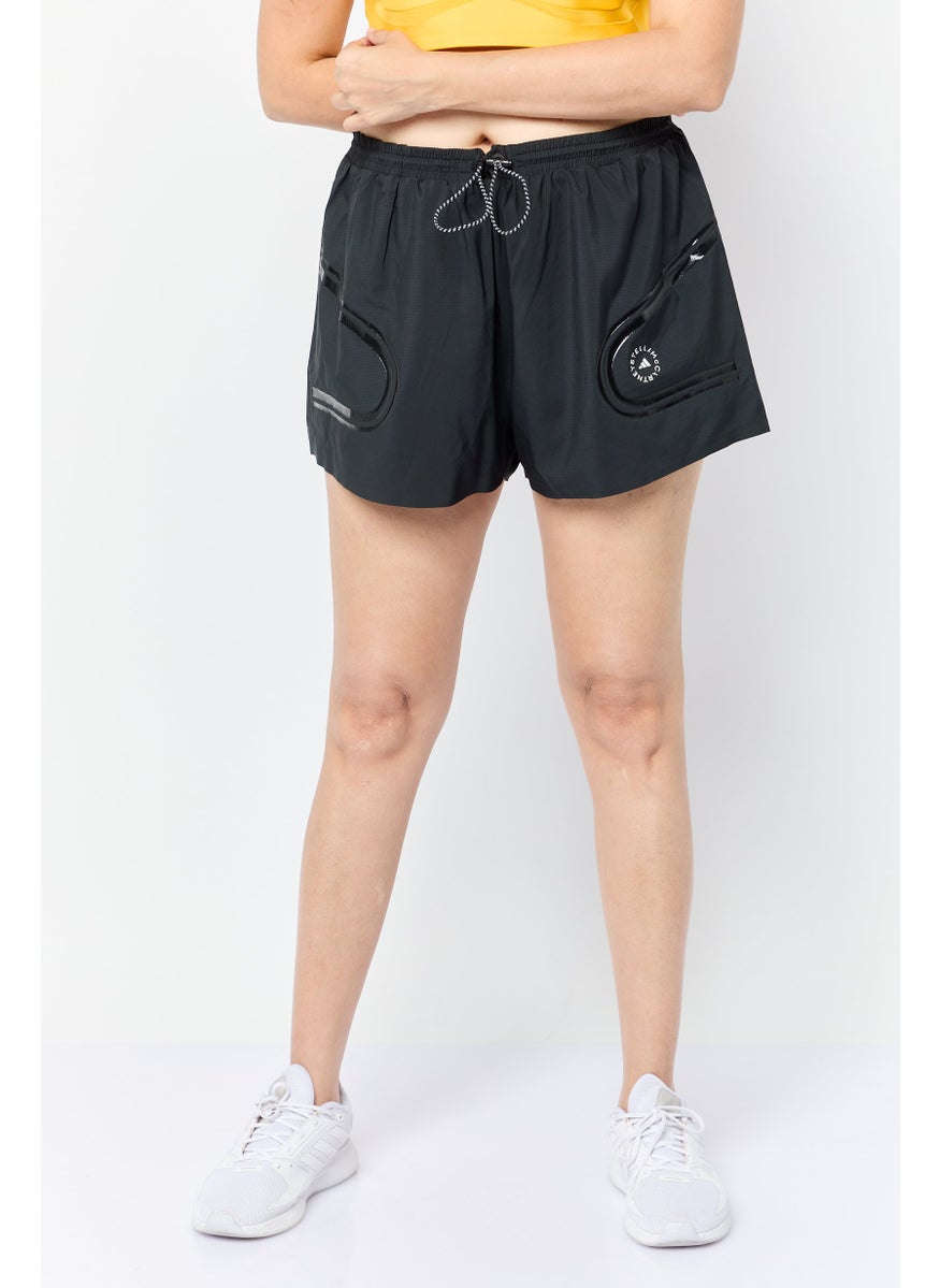 adidas By Stella McCartney Women Sportswear Fit Drawstring  Training Short, Black  - Image 1