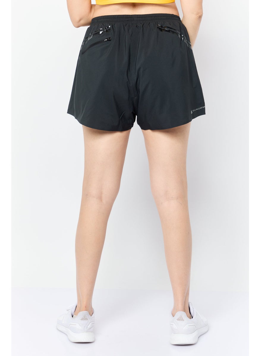adidas By Stella McCartney Women Sportswear Fit Drawstring  Training Short, Black  - Image 4