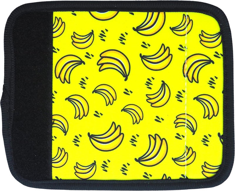 Careteilly Neoprene Luggage Handle Wrap Fluorescent Colors Luggage Identifiers/Tags/Marker (Banana) - Image 2
