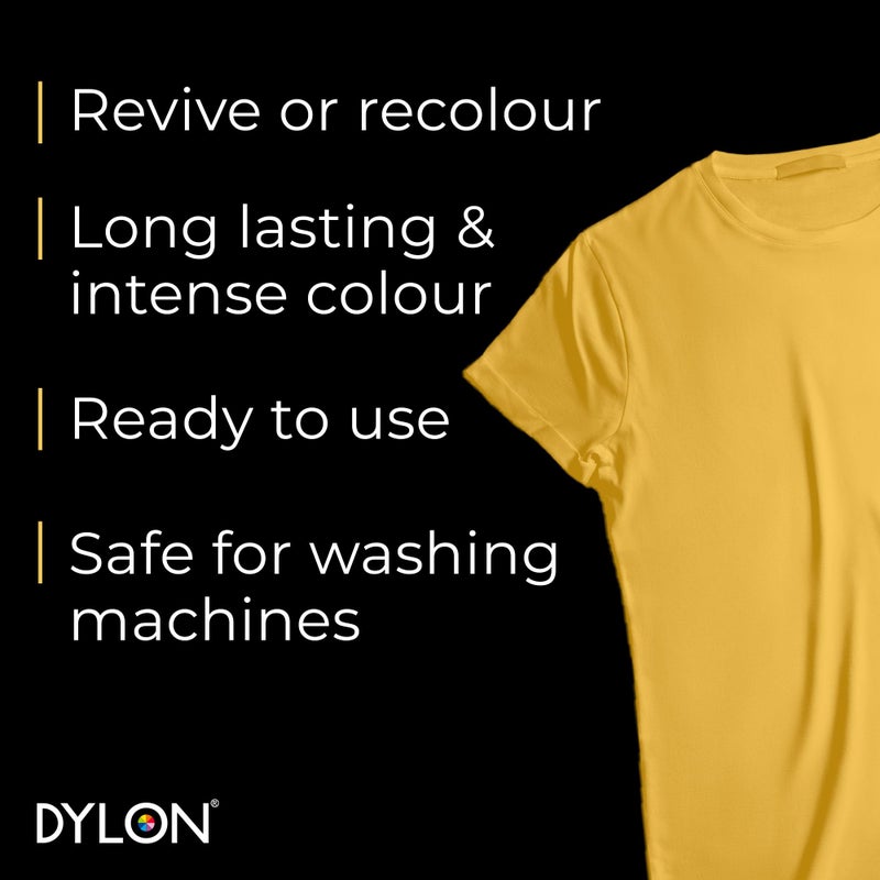 Dylon 350g Machine Dye Pods, Sunflower Yellow - Image 3