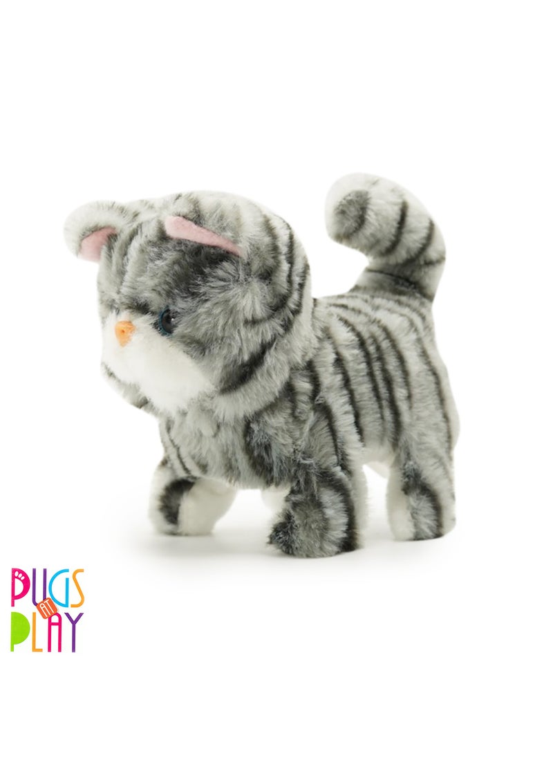 PUGS AT PLAY Pugs At Play Walking Zoe 6.5-Inches, Battery Operated | Interactive Plush Toy  - Image 1