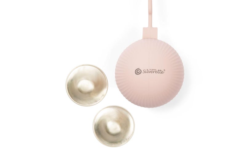 Silverette Happy Nipples Nursing Cups Holder and Carrying Case - Image 1