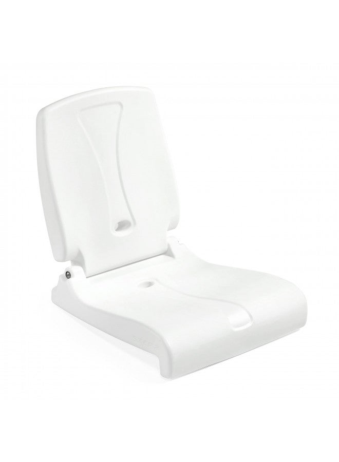 Step2 Step2 Foldable Adult Flip Seat, Portable Outdoor Chair for Poolside, Tailgating, Camping, Sporting Events, Picnic and Beach Chair, Provides Back Support When Sitting on Ground, White  - Image 1