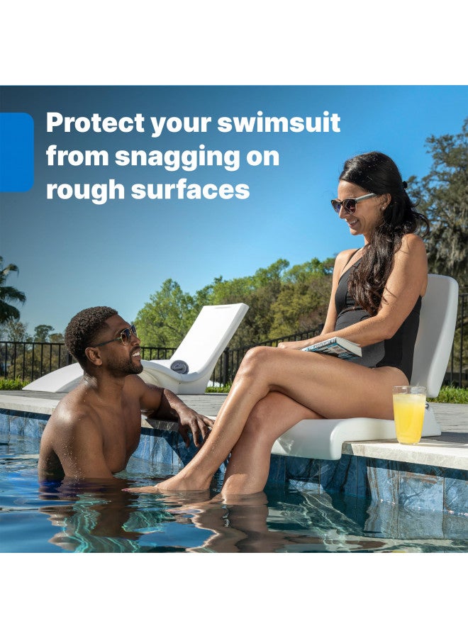 Step2 Step2 Foldable Adult Flip Seat, Portable Outdoor Chair for Poolside, Tailgating, Camping, Sporting Events, Picnic and Beach Chair, Provides Back Support When Sitting on Ground, White  - Image 4