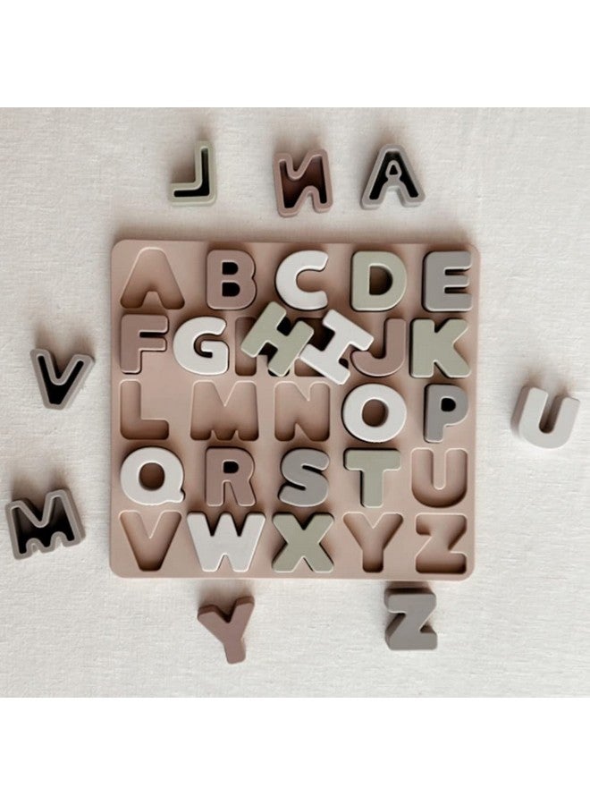 Ali+Oli Baby Soft Silicone Alphabet Puzzle Toys for Toddlers (27 Piece Set) Toddler or Baby Girl & Boy Neutral Baby Toys - Montessori Learning Puzzle Silicone Letter Shape Sorter Toy - Image 2