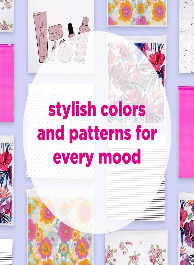 MIAMICA Print 12pc Set Includes 6 Large & 6 Small Bag, Atlas, One Size - Image 4